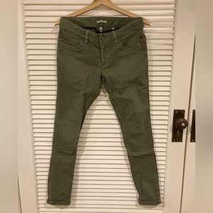 Toad & Co. Green Organic Cotton Skinny Jeans Size 4